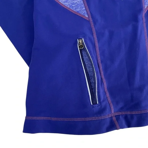 lululemon Run Distance Pullover Pigment Blue Sz 2 - Picture 10 of 16
